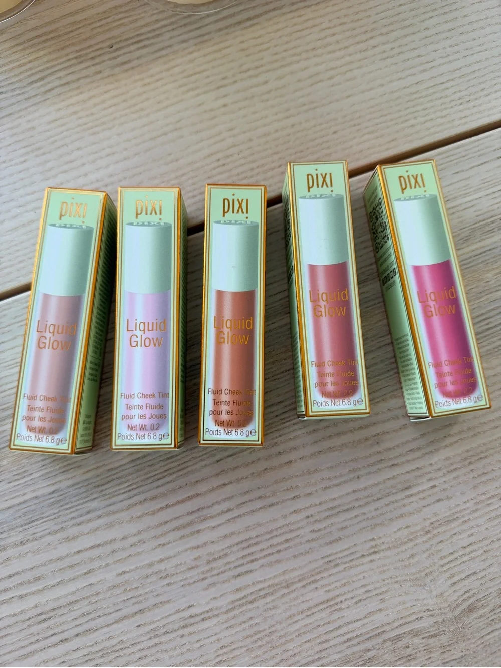 Pixi Liquid Glow Fluid Cheek Tint - 5 SHADES - Pink, Brown